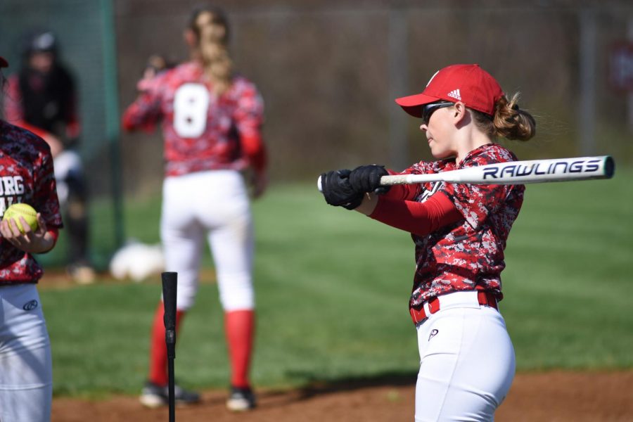 Lexi Gerner gets ready for softball season