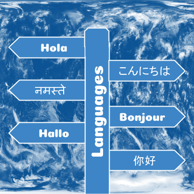 Students speak languages