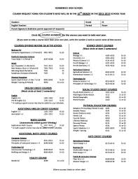 Students pick courses for the following school year