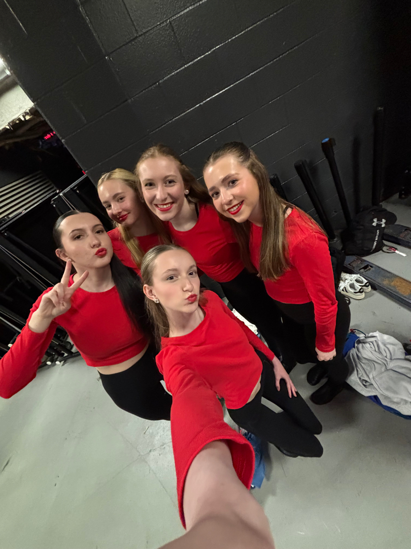 Local dancers dance at the 76ers